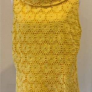 Talbot’s gorgeous lace sleeveless blouse size 12